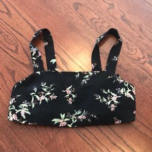 NEW WITHOUT TAGS AEO Floral Crop Top